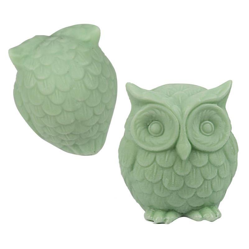 Stampo Candela Civetta 3D Stampo in Silicone per Realizzazione Candele Fai da Te Stampo in Resina Fatto a Mano per Gesso Cera Stampo.