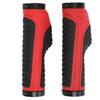 Ergonomické protiskluzové uzamykatelné pohodlné profesionální gripy na horské kolo(Černá červená )