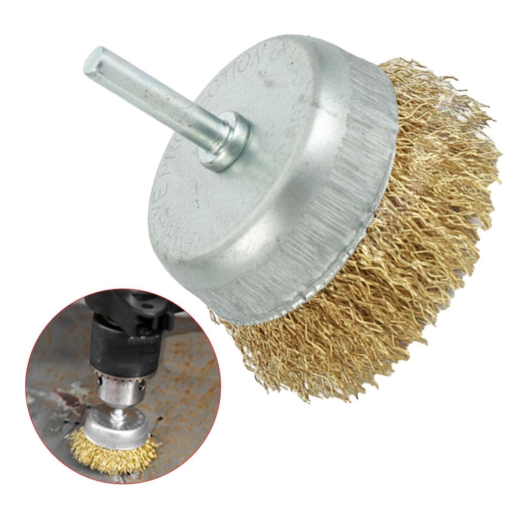Welding Seams Copper Plating Stainless Steel Wire Wheel Brushes