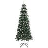 Vidaxl Sztuczna Choinka Ze Stojakiem, Zielona, 210 Cm, Pvc