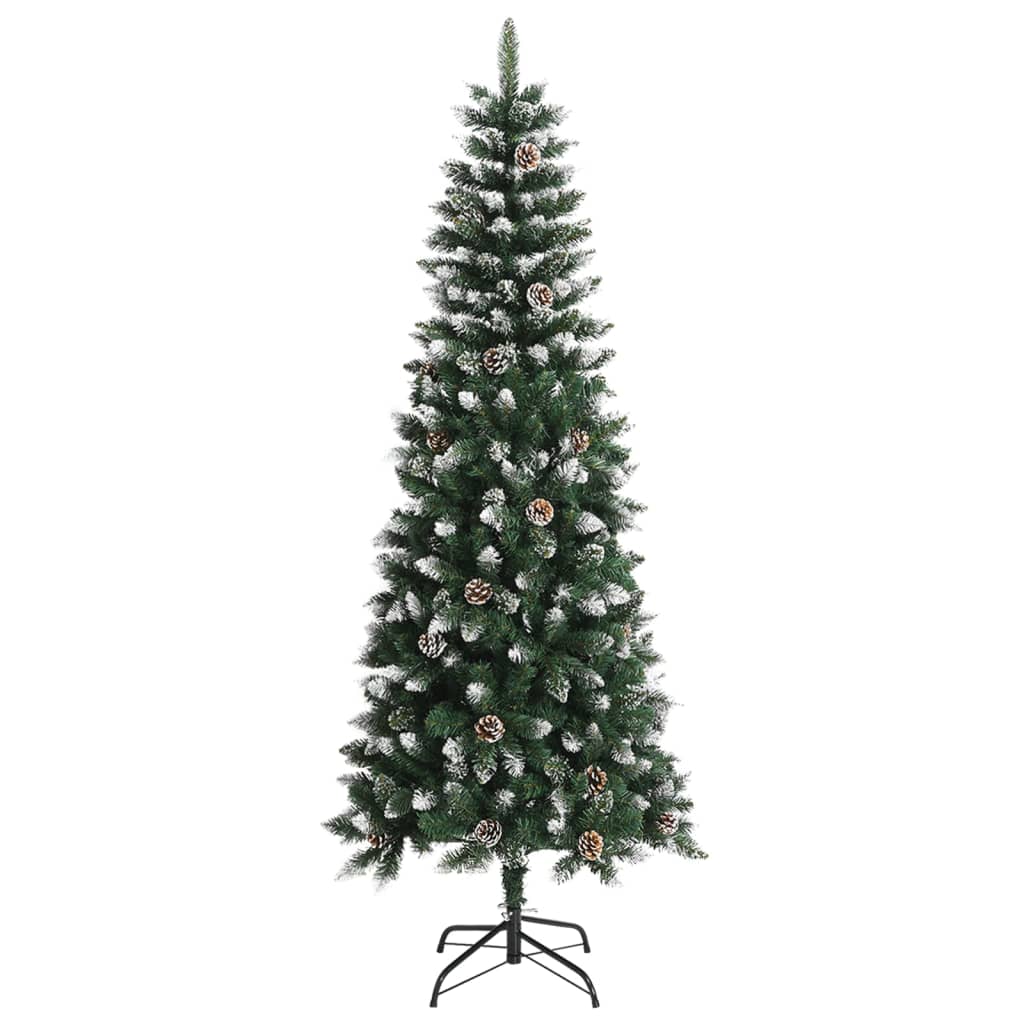 Vidaxl Sztuczna Choinka Ze Stojakiem, Zielona, 210 Cm, Pvc