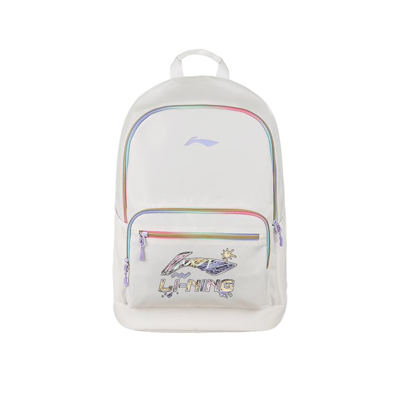 Li Ning Polyester Backpack Regular Unisex Pink Purple Sun YBSU253-1A3