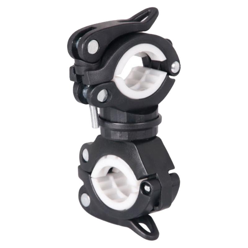 Flashlight Mount Holder,Universal Bicycle Led Light Mounting Holder 360°-Rotation Clip-Clamp for Flashlight,Cycling