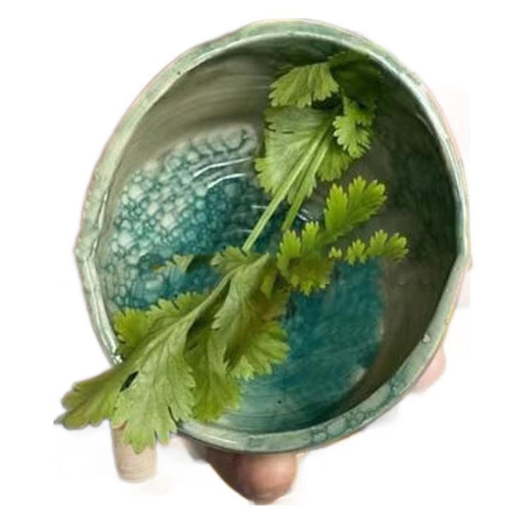 Herb spatula, kitchen 4-hole plate, durable material, smooth surface to clean, ideal for salads, smoothies,