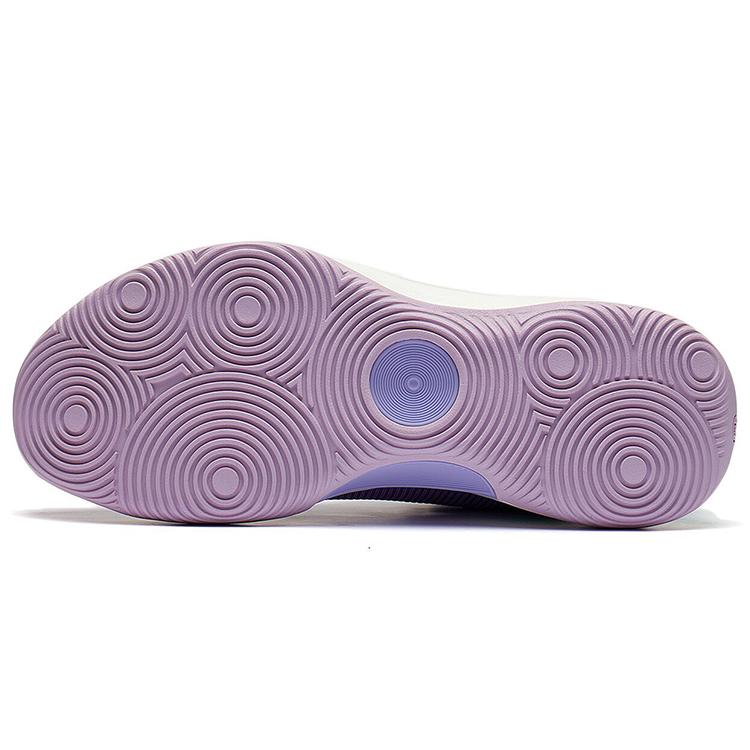 Pantofi de Baschet Retro LINING YuShuai Noi Bărbați Low Top Rău Mic Violet ABPS031-5