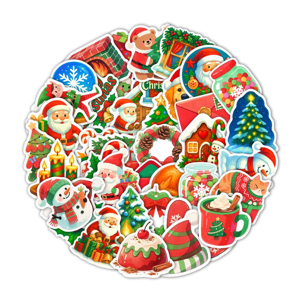 50 Popular Christmas Stickers For Luggage, Laptops, And Phones