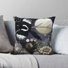 Magpie Moon Pillowcase Polyester Linen Velvet Creative Zip Decorative Home Cushion Cover