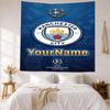 Manchester City Benutzerdefinierte Ihr Name Wanddekoration Wandteppich Kunst Für Haustier-Gedenken Geburtstag Hochzeitsparty Kulisse Familien Geschenk