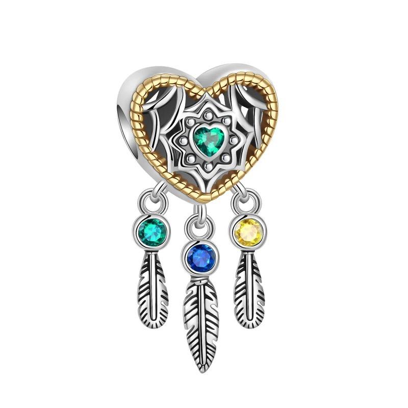 Copper Fashion Squirrel Maple Leaf Autumn Series Charms Beads Fit Original Bracelets Diy Jewelry Making