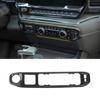 Carbon Fiber Console Radio Cimate Control Panel Cover for Chevy Silverado +