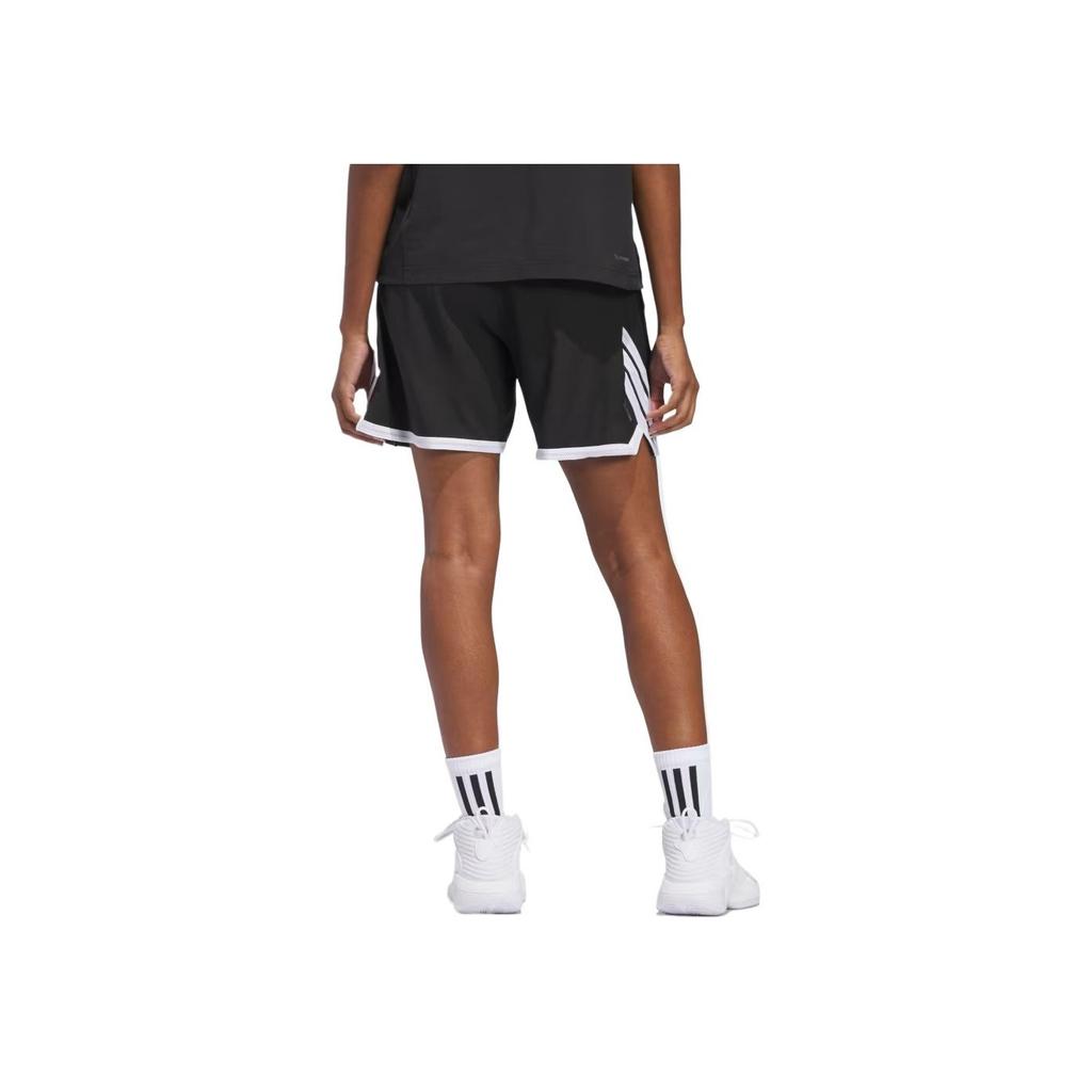 adidas Crazy Lite Comfortable Soft Skin-Friendly Sports Basketball Shorts Women Shorts Black White JM7723