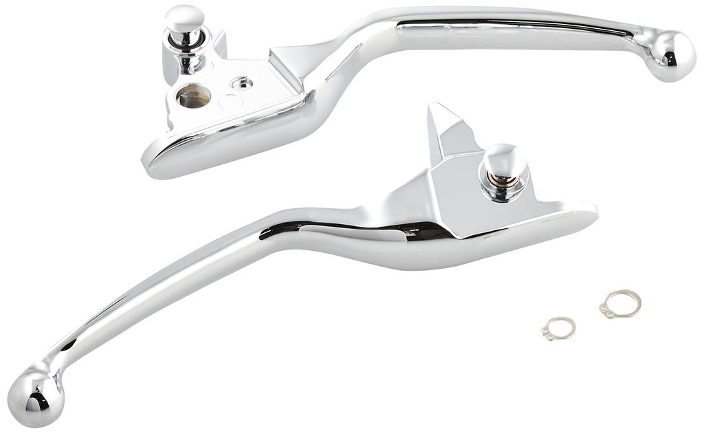Kijima Bike Parts Lever Slim Type Aluminum Touring Model Chrome Plated Die-cast ('08-'16) HD-04352