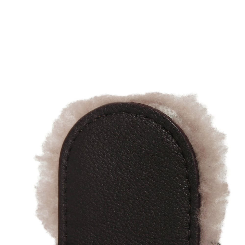 Used 9726 Tabby Pillow 26 6807 7921 C Logo Calfskin Suede 2WAY C Mark Shearling Dusty Rose Women's from Japan AUTHENTIC