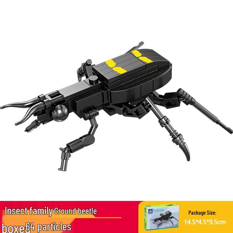 Kai Zhi Compatible Lego Insect Toy: Mantis Model Building Blocks for Kids, Educational Animal Jigsaw Puzzle Gift