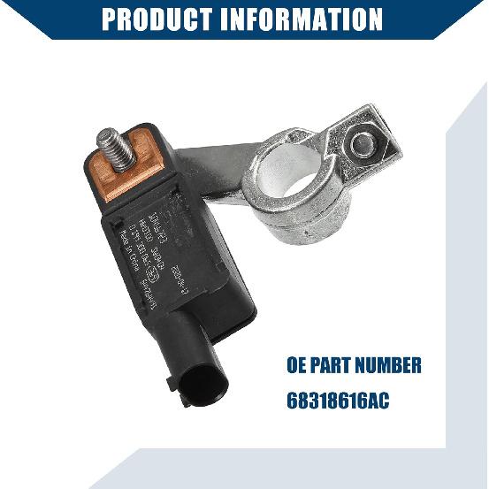 No.68318616AC / Battery Current Sensor for Chrysler Pacifica 2019-2022 for Jeep Compass 2018-2022 / Front Battery Voltage Temperature Sensor/Durable