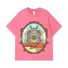 275 GSM Washed T-shirts 100% Cotton Ghibli V6 Totoro Print Unisex Heavy Cotton T Shirt