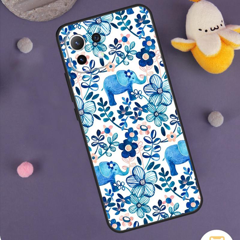 Cute Elephant Case For Xiaomi 15T Pro 13T 14T 14 15 Ultra 17 Pro Max POCO F8 Pro F5 F6 F7 X5 X6 X7 Cover