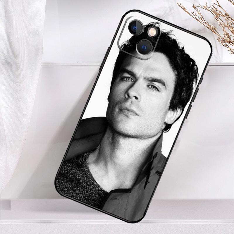 Ian Somerhalder Vampire Diaries Damon Shockproof Case For iPhone 18 17 11 14 15 16 Pro Max Plus 12 13 Mini 16e 17 Air Phone Cover