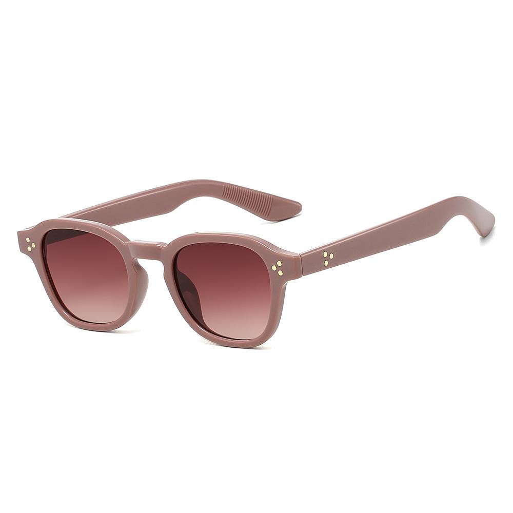 Square Vintage Sunglasses Women Men Designer Retro Fashion Rivet Style Sun Glasses Oculos De Sol