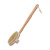 Back Brush Shower Scrubber Lightweight Deep Cleaning Soft Bristles Long Wood Handle for Gift