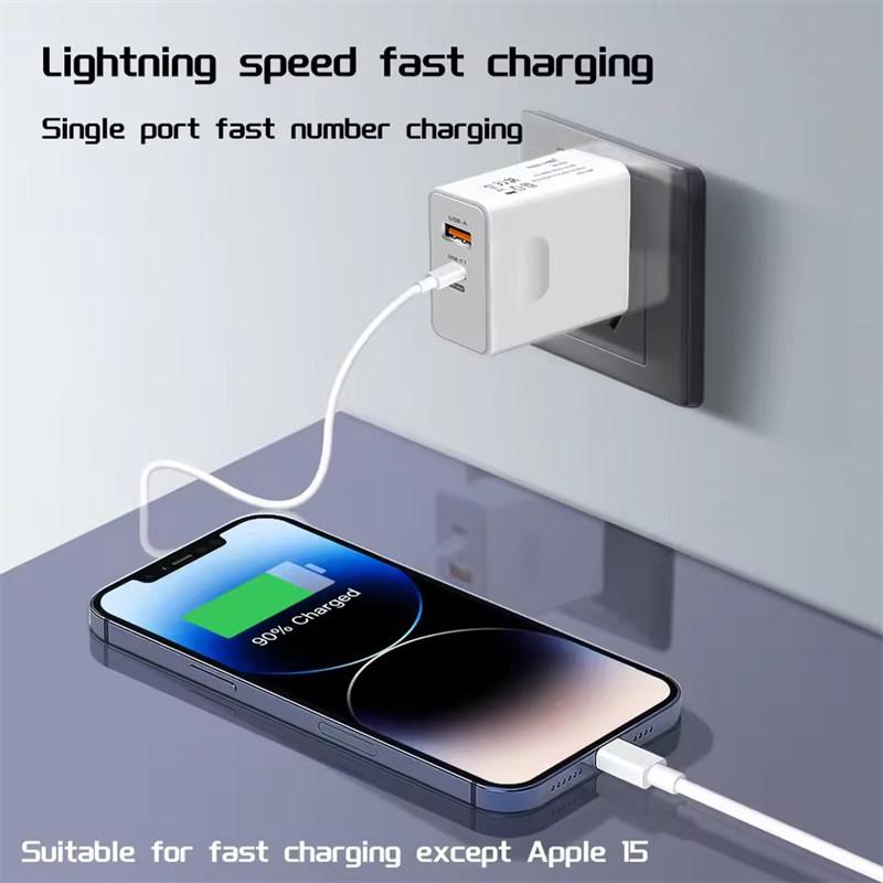120 Вт быстрое зарядное устройство USB Type C PD кабель быстрая зарядка Quick Charge 3.0 адаптер для iPhone Xiaomi Samsung Oneplus Pixel сотовые телефоны