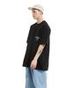 CREAM SODA LAB Gray Logo Oversized Heavyweight Pocket Short Sleeve Tee Black