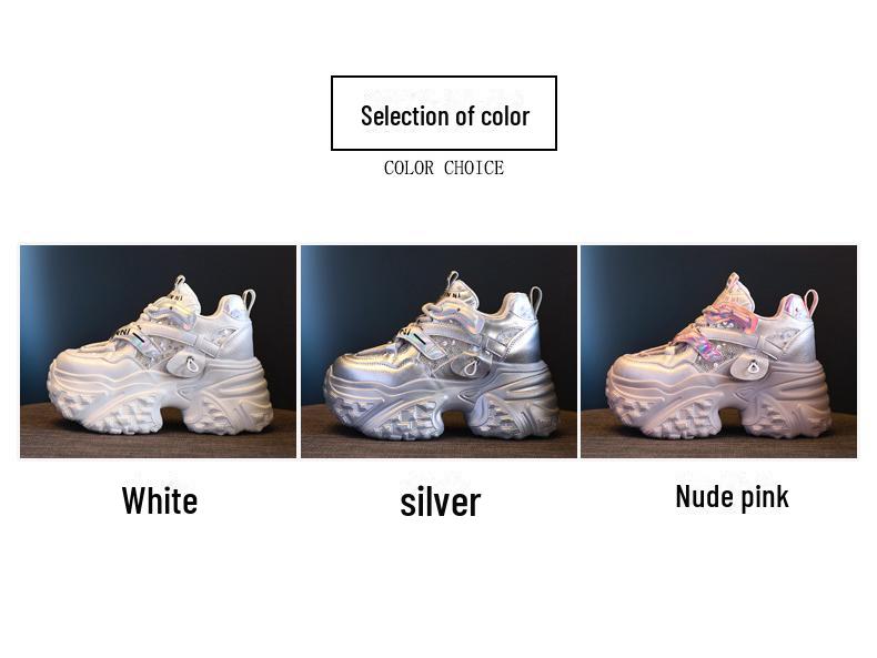 HS6166 Women's 2025 Spring Platform Height-Boosting Sneakers