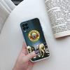 BH24 G-guns R-roses Transparent Phone Case for Samsung Galaxy A04 A04S A14 A23 A34 A54 M23 M33 M52 M53
