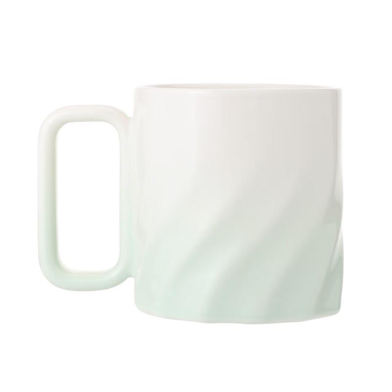 Taza de Cerámica con Insignia Verde Menta Transparente de Starbucks
