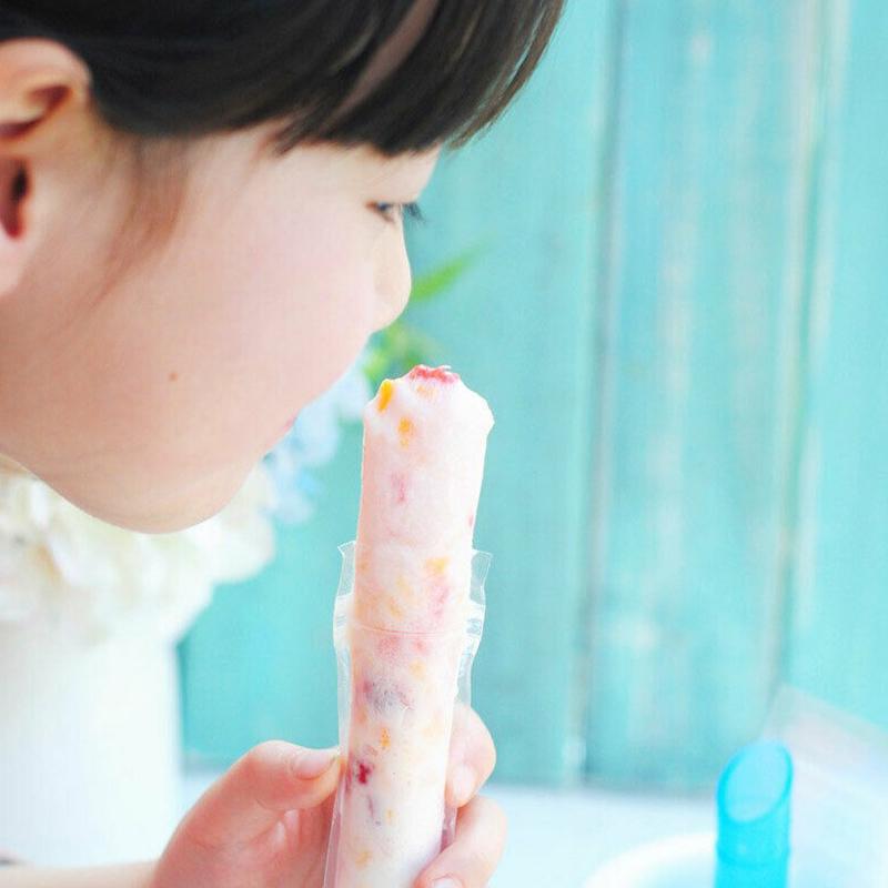 20Pcs Plastic Ice Molds Bags Diy Ice Cream Popsicle Ice Candy Disposable