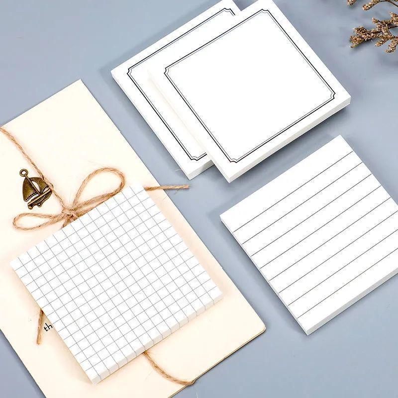 Minimalist Tearable Sticky Notes with Strong Adhesion and Grid Lines for Students