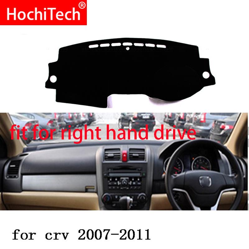 For Honda CRV CR-V 2007-2011 Right and Left Hand Drive Car Dashboard Covers Mat Shade Cushion Pad Carpets Accessories