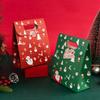 Kraft Paper Bag Christmas Packaging Gift Paper Handbag Santa Claus Snowman Pattern Merry Christmas Home Party Decor Candy Bag