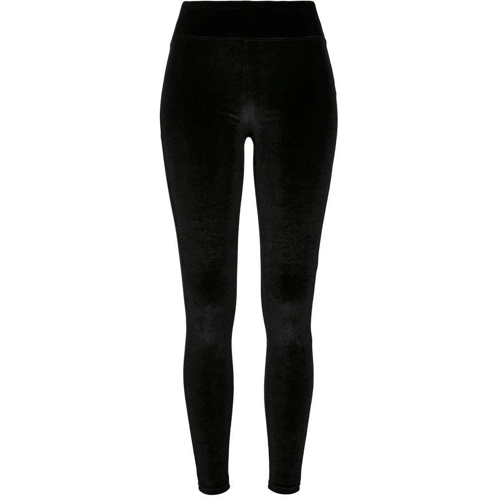Urban Classics Womens/Ladies Velvet High Waist Leggings