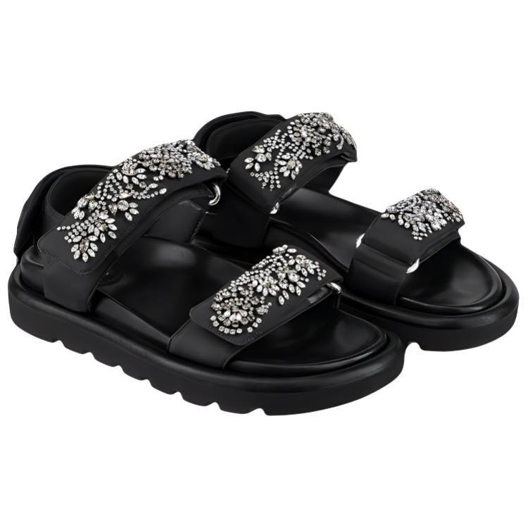 Louis Vuitton Pool Pillow Comfort Stylish Sandal Women's Black 1A9OKE