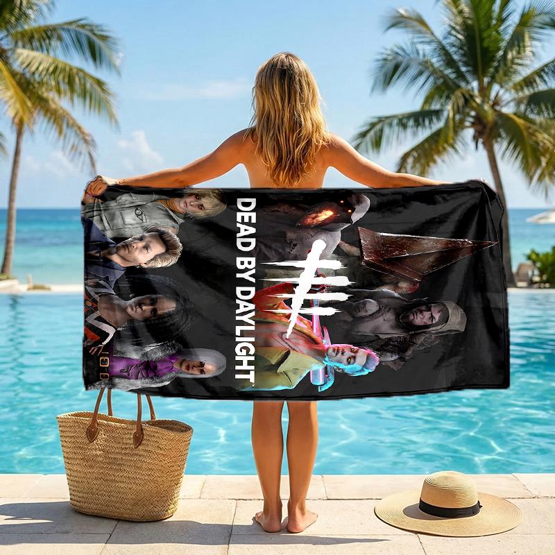 Dead Daylight Fashion Beach Towel: Ideal for Summer Adventures Soft, Absorbent and Quick Drying Suitable for Swimming and Bathing