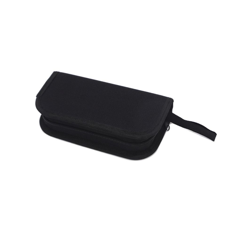 Small Zipper Tool Pouch Multi-purpose Hand Tool Pouch Portable Screwdriver Bag Practical Tools Organizer Black Storage Bag