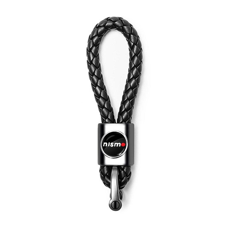 1Pcs Car Key Chain Key Ring Key Lanyard Car Emblem Styling For Nissan Nismo Tiida Sylphy Teana X Trail T30 T32 Almera Qashqai J10 J11