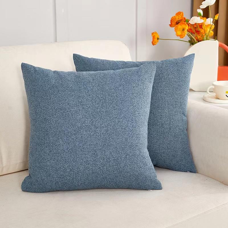 Solid Nordic Style Home Decoration Fluffy Soft Living Room Sofa Pillow Cover Cushion Cover Suitable For Office Bedroom Car