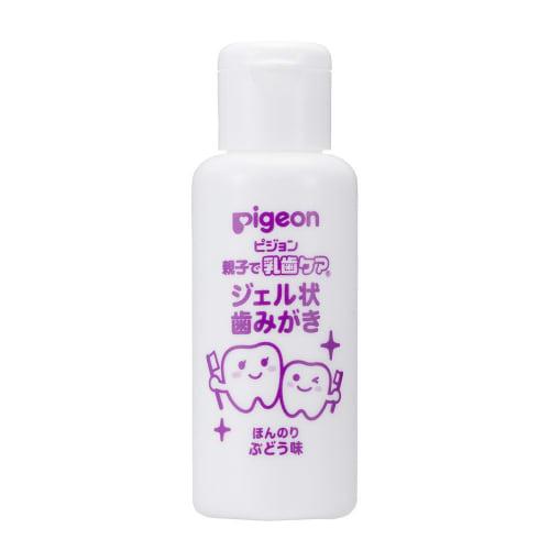 PIGEON Parent and Child Baby Teeth Care Gel Toothpaste, Grape Flavor, 40ml