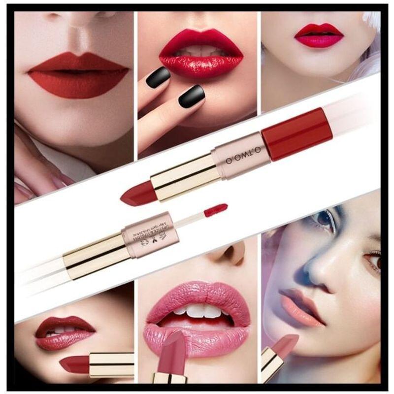 O.TWO.O - 2 in 1 Matte Liquid Lipstick - 4 Colours