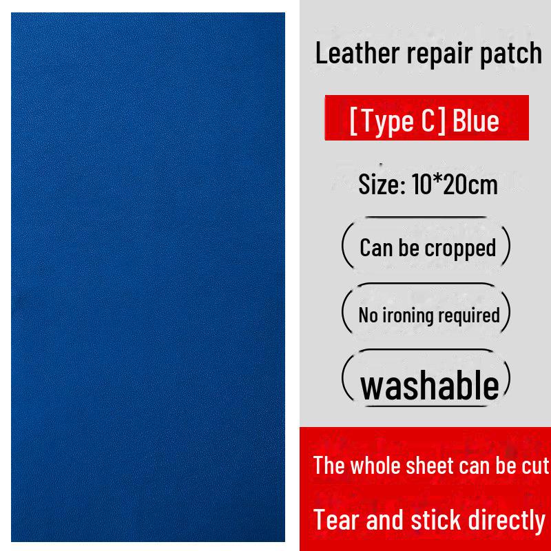 Self-Adhesive Genuine Leather Repair Patch for Sofa, Chair & Car Seat