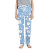 Womens Pajama Pants Sleepwear Casual Drawstring Elastic Waist Pants Comfy Straight Yoga Loose Trousers