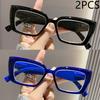 2/3PCS New Cat-eye Reading Glasses Fashionable Simple And Versatile Reading Glasses For Middle-aged And Elderly People 2319