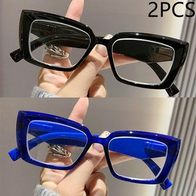 1/2/3PCS Cat-eye Reading Glasses Fashionable Simple Versatile For Middle-aged Elderly People 2319