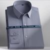 New Men's Shirts Long Sleeve Dress Shirts For Men Slim Fit Social Business Blouse White Blue Office Shirt Men Clothing