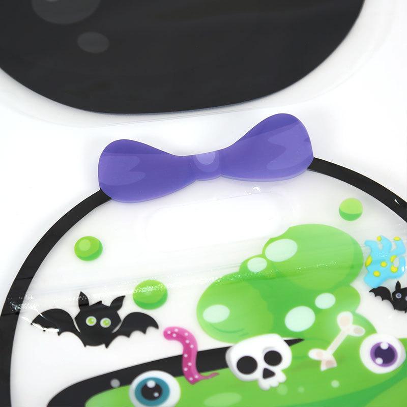 10/20 Pièces Sacs Cadeaux Halloween Poches Sacs à Bonbons en Plastique Chaudron Citrouille Halloween Enfants Fête Cadeau Sacs à Main