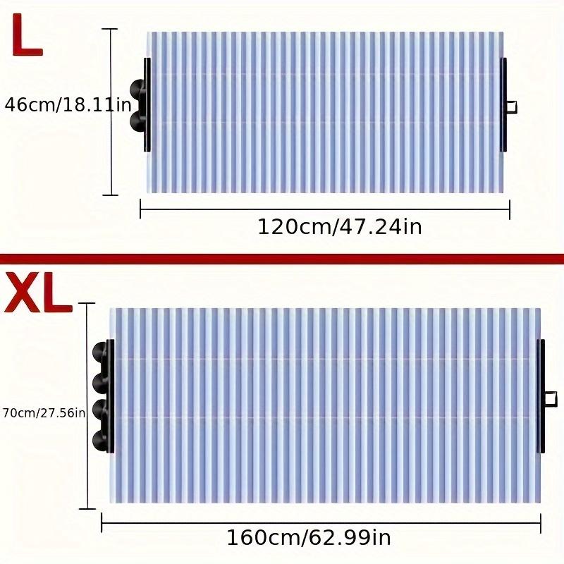 Automatická teleskopická skládací sluneční clona do auta, sluneční clona do auta, izolační závěs, stínící závěs s přísavkami, světelný štít