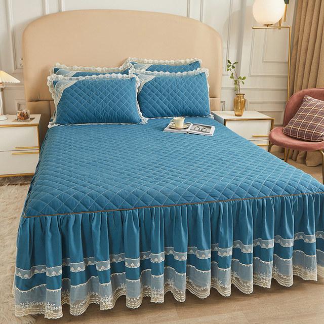 Colchas cepilladas y acolchadas modernas para cama Queen King