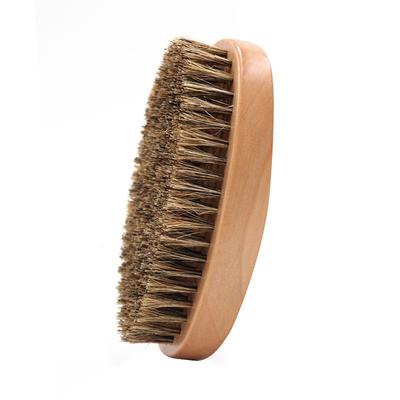 Natural Boar Bristle Beard Brush For Men Wood Face Massage That Works Wonders To Comb Beard And Mustache